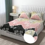 Wave Winter Bedsheet with 2 pillow