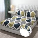 Leaf Winter Bedsheet with 2 Pillow