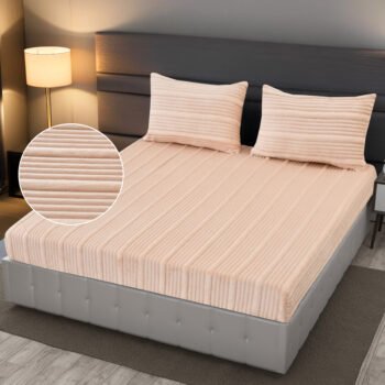 Sandy Winter bedsheet with 2 pillow cover