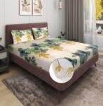 Multi flower Winter Bedsheet with 2 Pillow Cover
